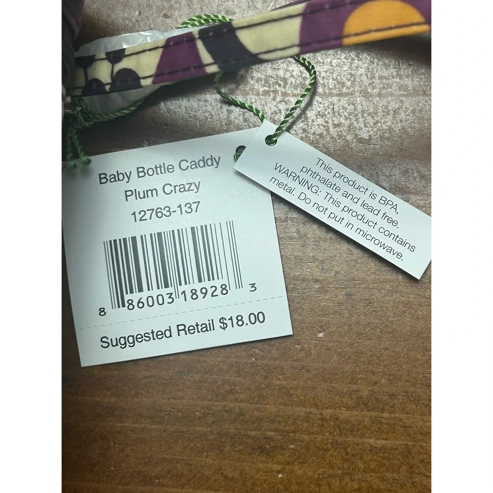 Vera Bradley NWT Baby Bottle Caddy 
